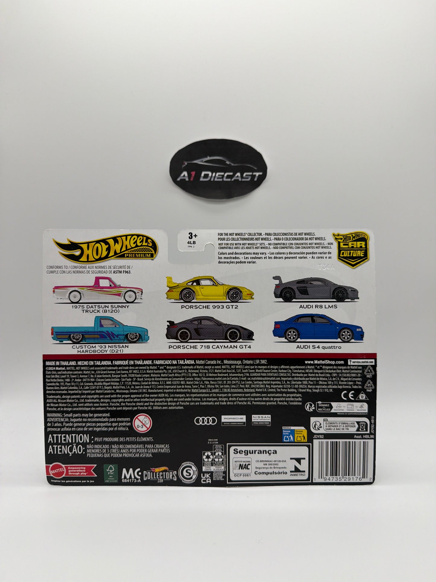 Hot Wheels Premium Car Culture Audi S4 Quattro & Audi R8 LMS
