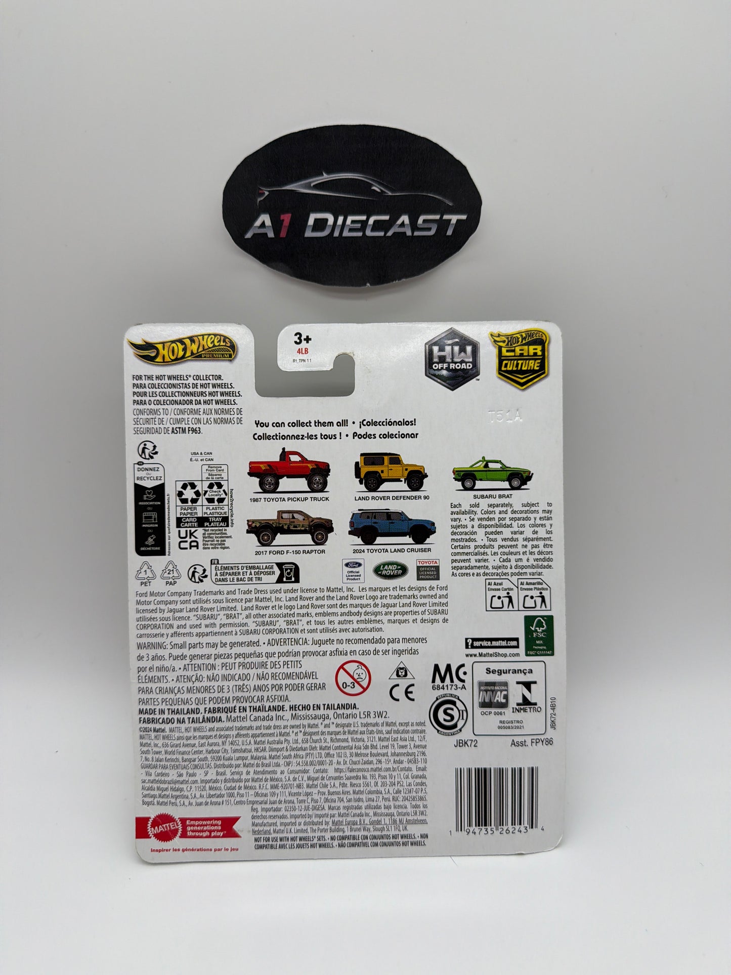 Hot Wheels Premium Car Culture Subaru Brat