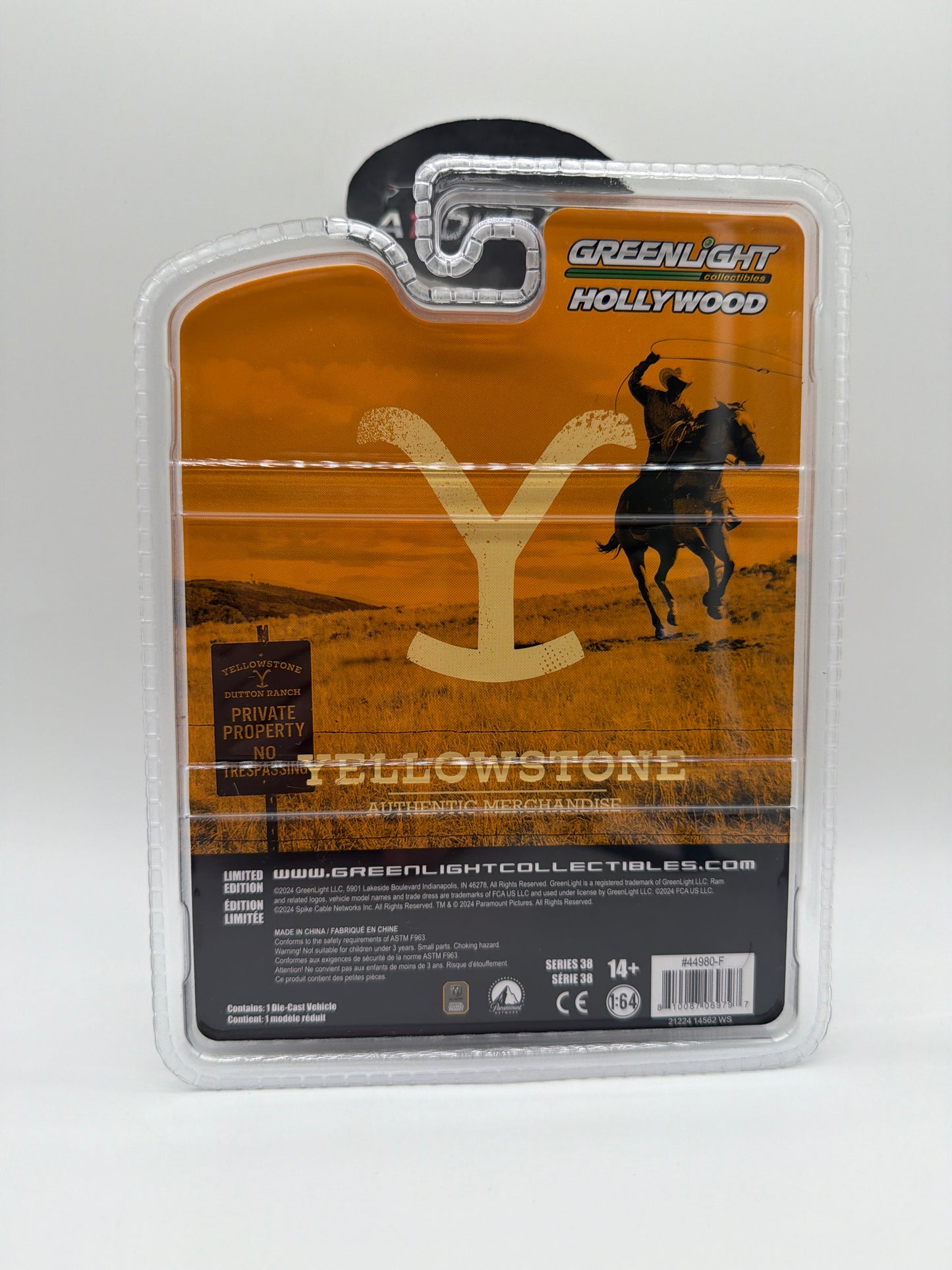 Greenlight Hollywood YellowStone 2017 Ram 3500 Laramie Dually