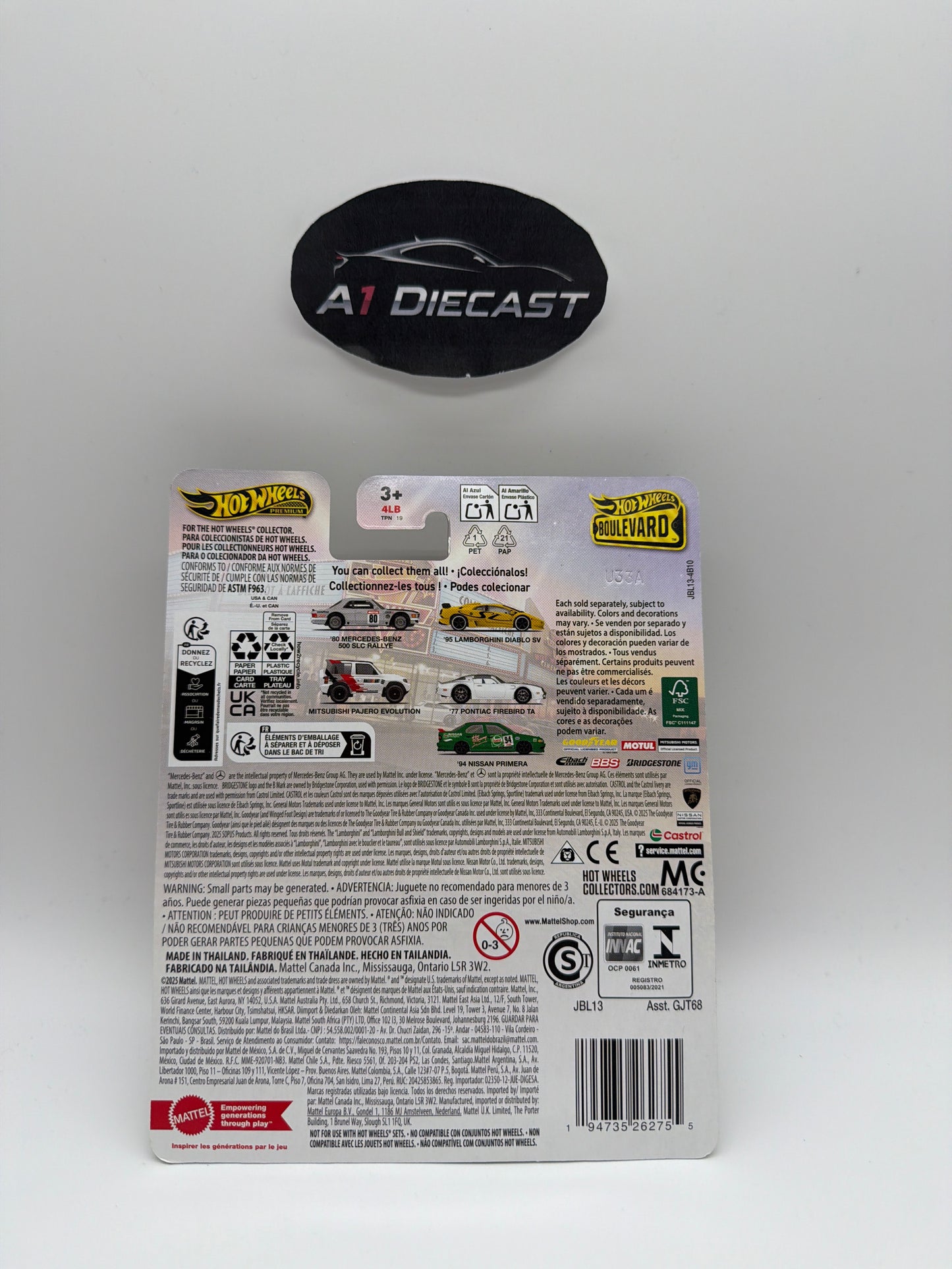 Hot Wheels Premium Boulevard ‘95 Lamborghini Diablo SV
