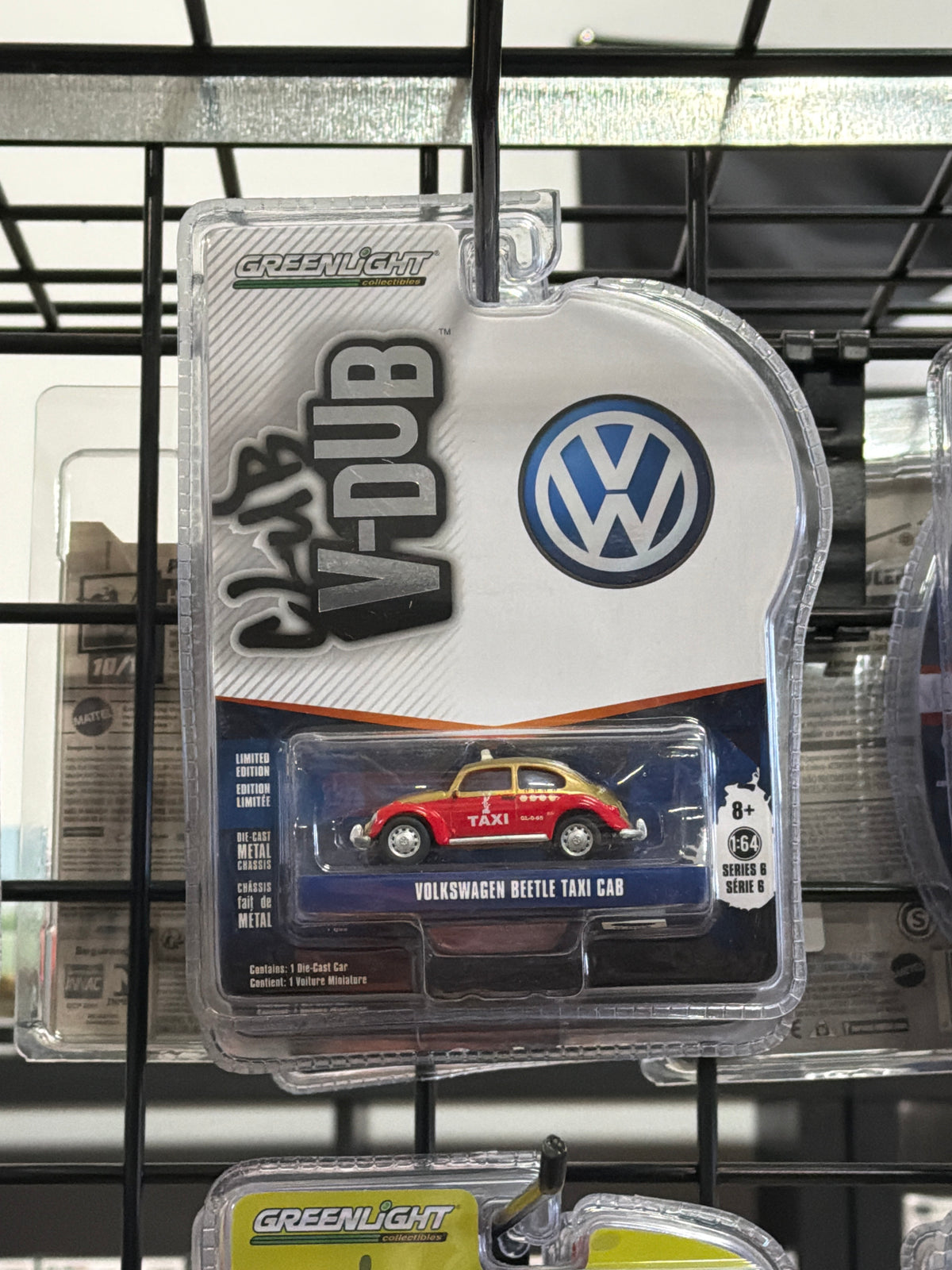 Greenlight V-Dub Club series 6 Volkswagen Beetle Taxi Cab