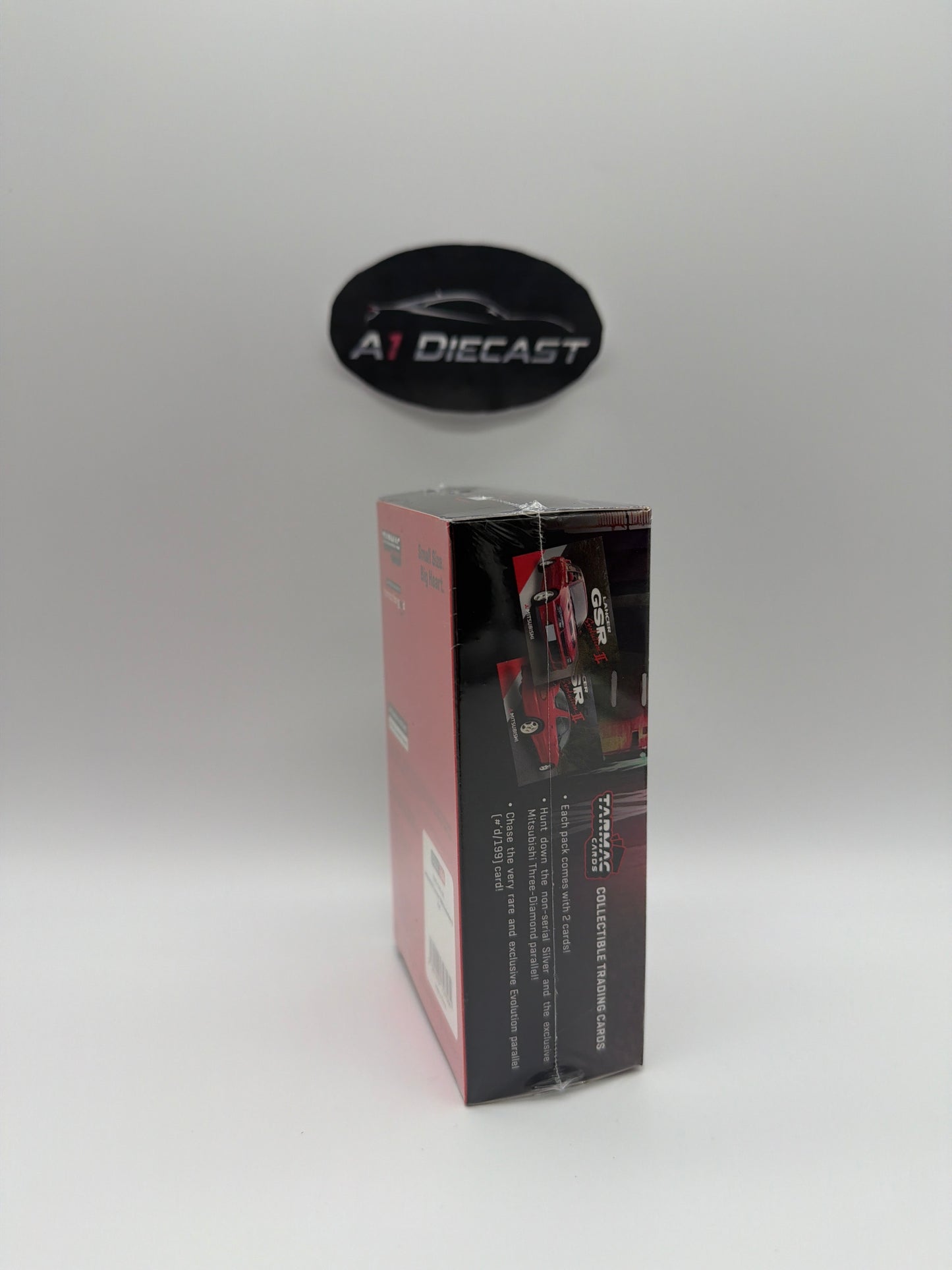 Tarmac Works Global 64 Mitsubishi Lancer GSR Evolution II : Tarmac Cards 1 Pack Included