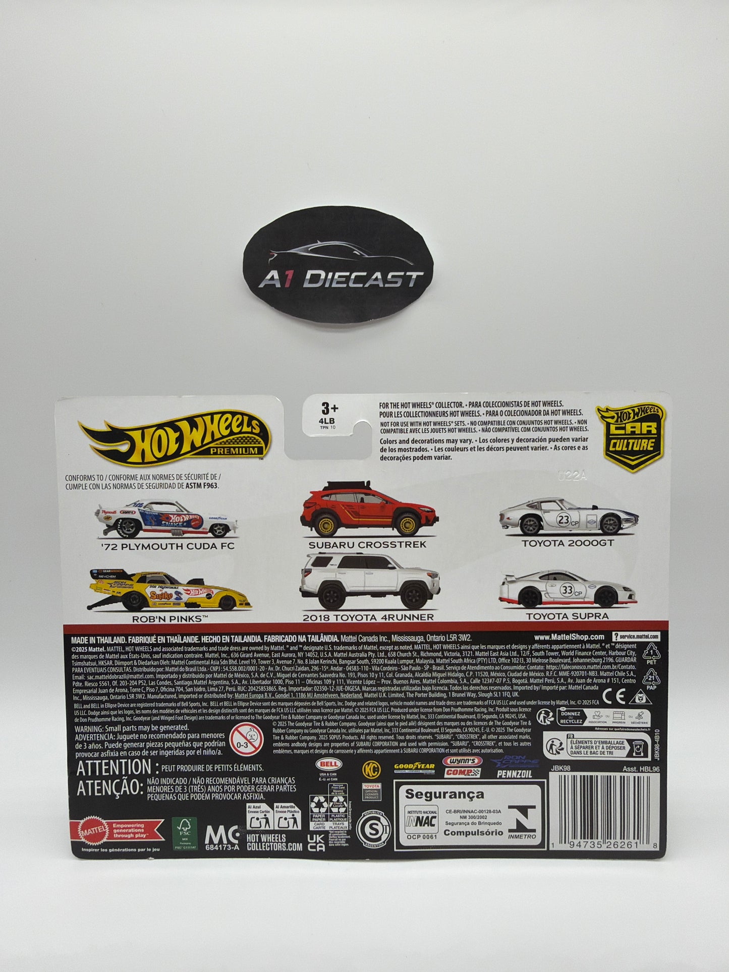 Hot Wheels Premium Car Culture Subaru Crosstrek & 2028 Toyota 4Runner