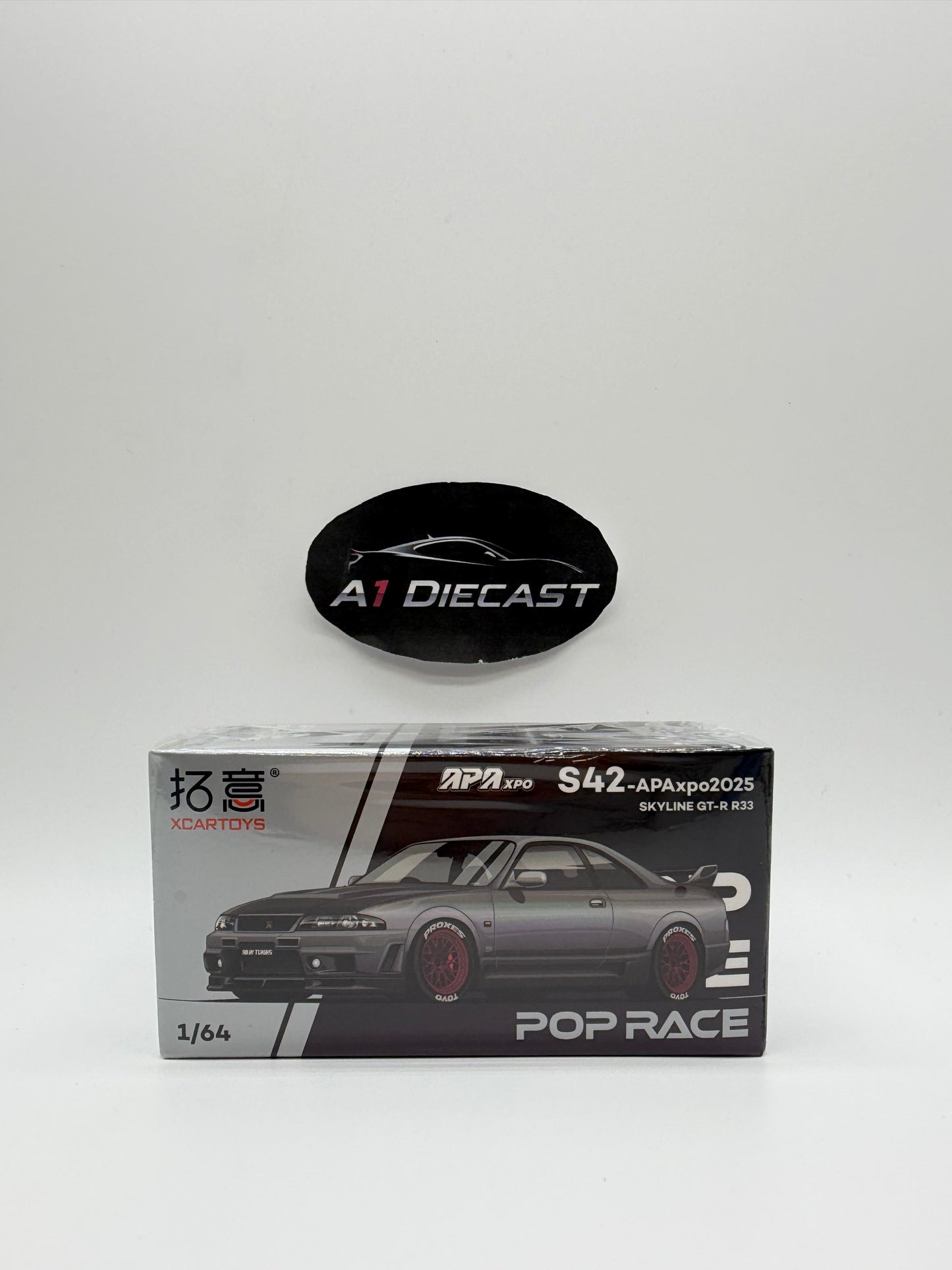 Pop Race Xcartoys APAxpo S42-APAxpo 2025 Skyline GT-R R33