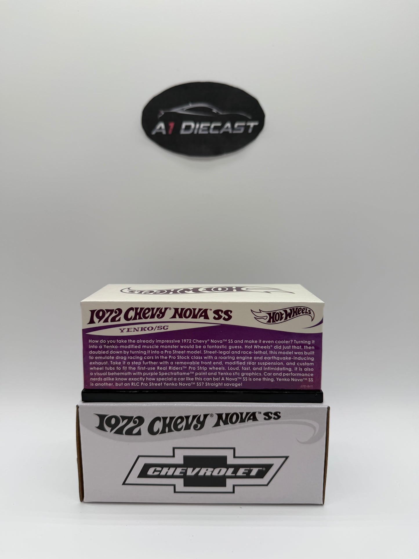 Hot Wheels Red Line Club Real Riders 1972 Chevy Nova SS