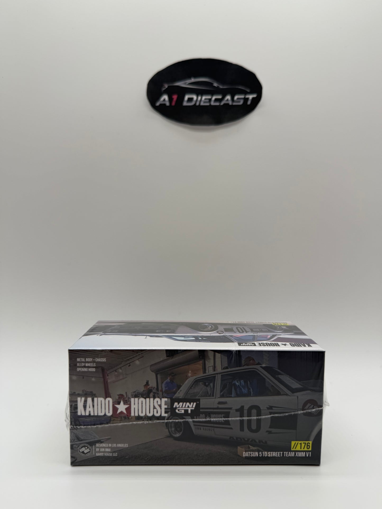 Kaido House Mini GT Datsun 510 Street Team XMM V1 Demo open box - 176