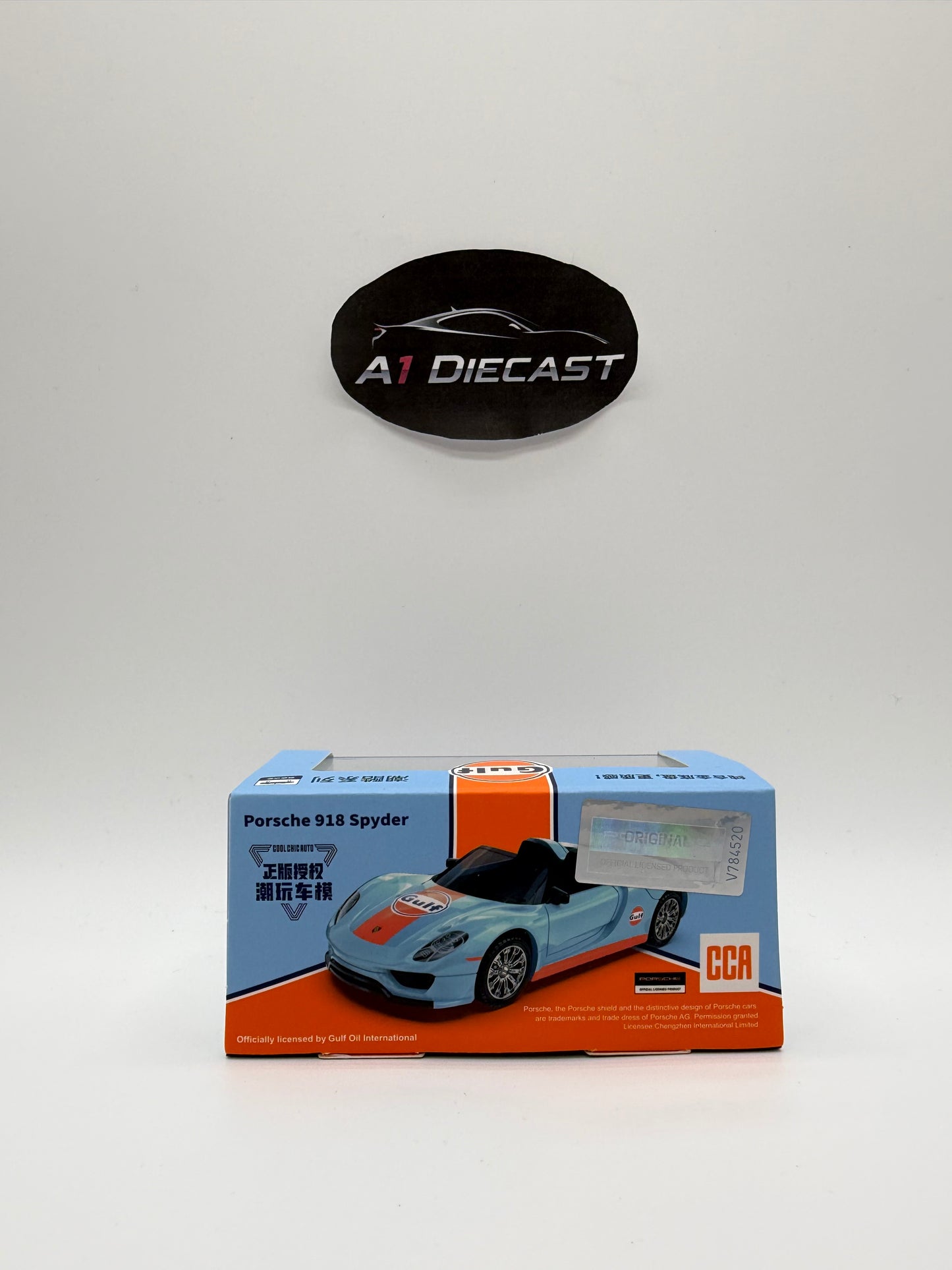 CCA Porsche 918 Spyder Scale 1/61 Gulf