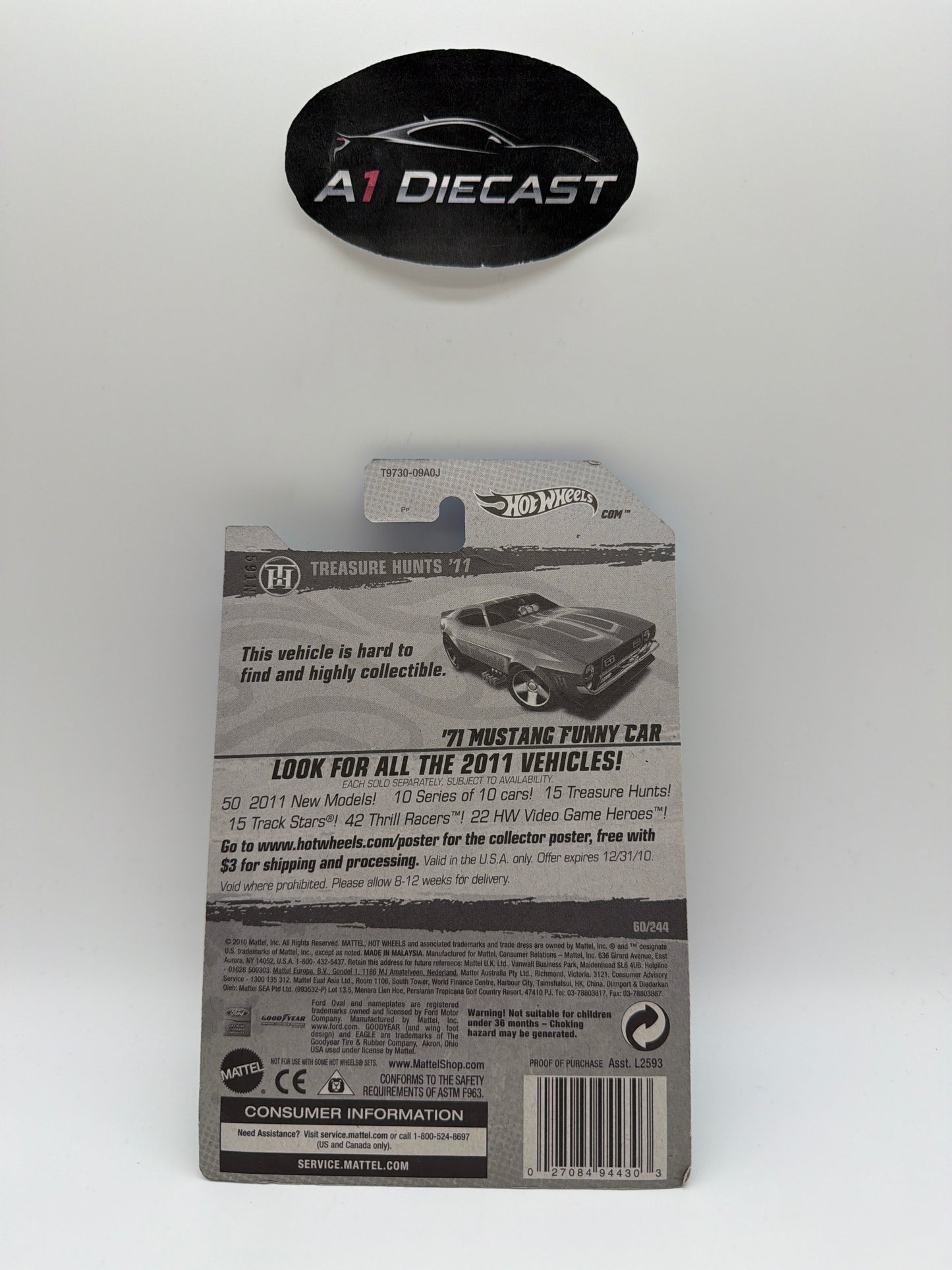 Hot Wheels ‘71 Mustang Funny Car Treasure Hunt