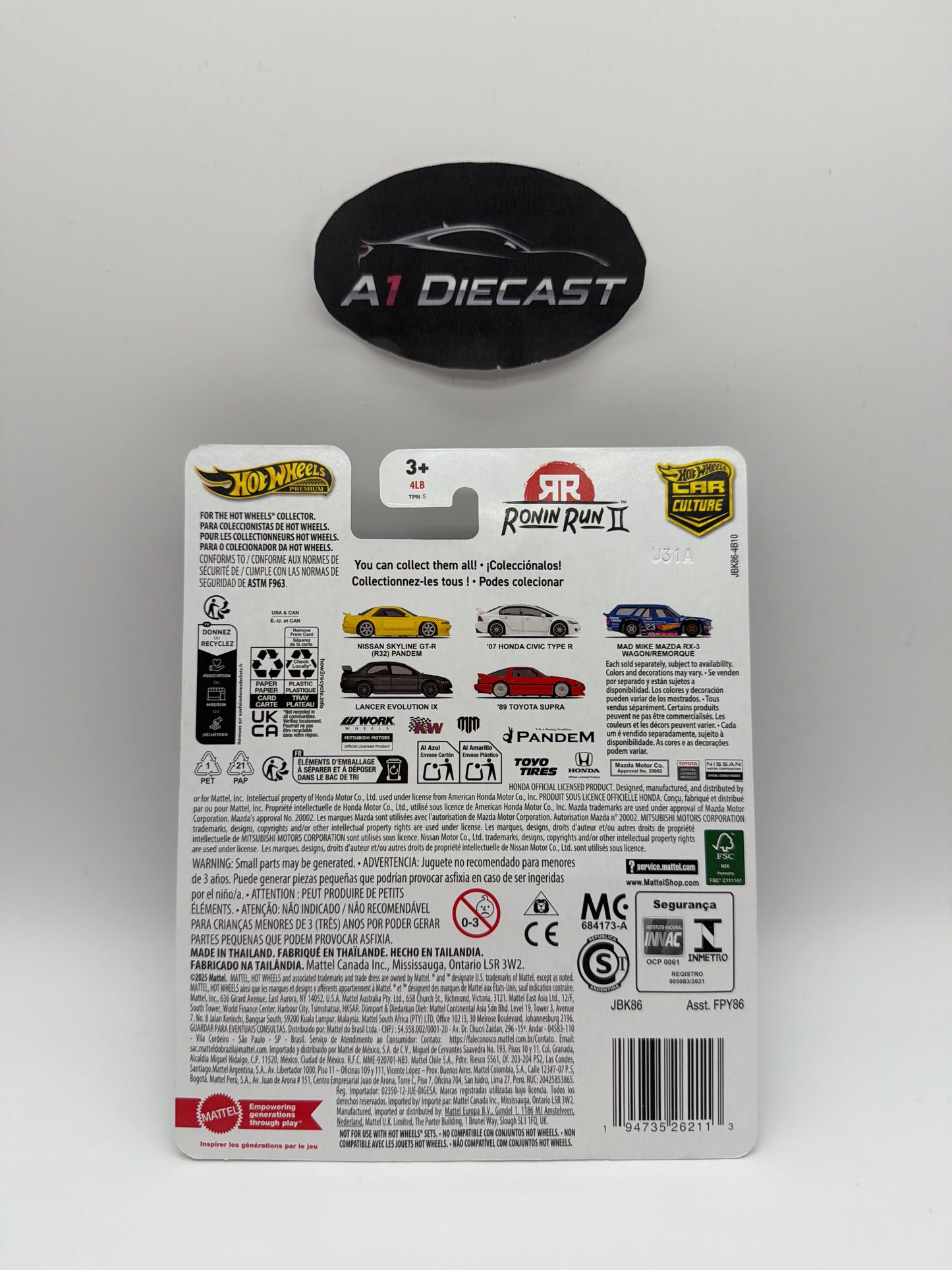 Hot Wheels Premium Car Culture Lancer Ecolution IX