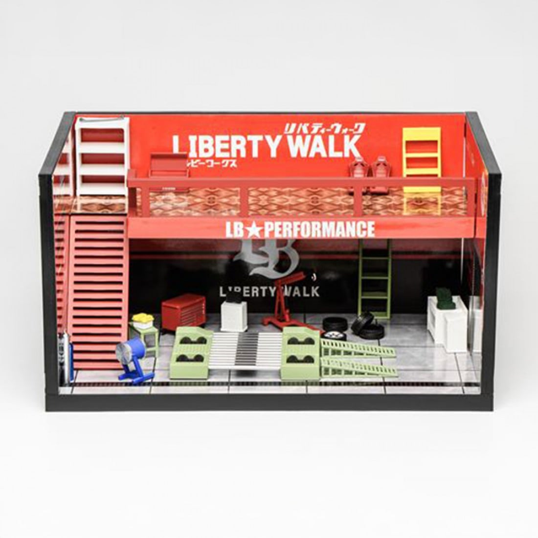 Motor Helix Liberty Walk Theme Garage with Accessories