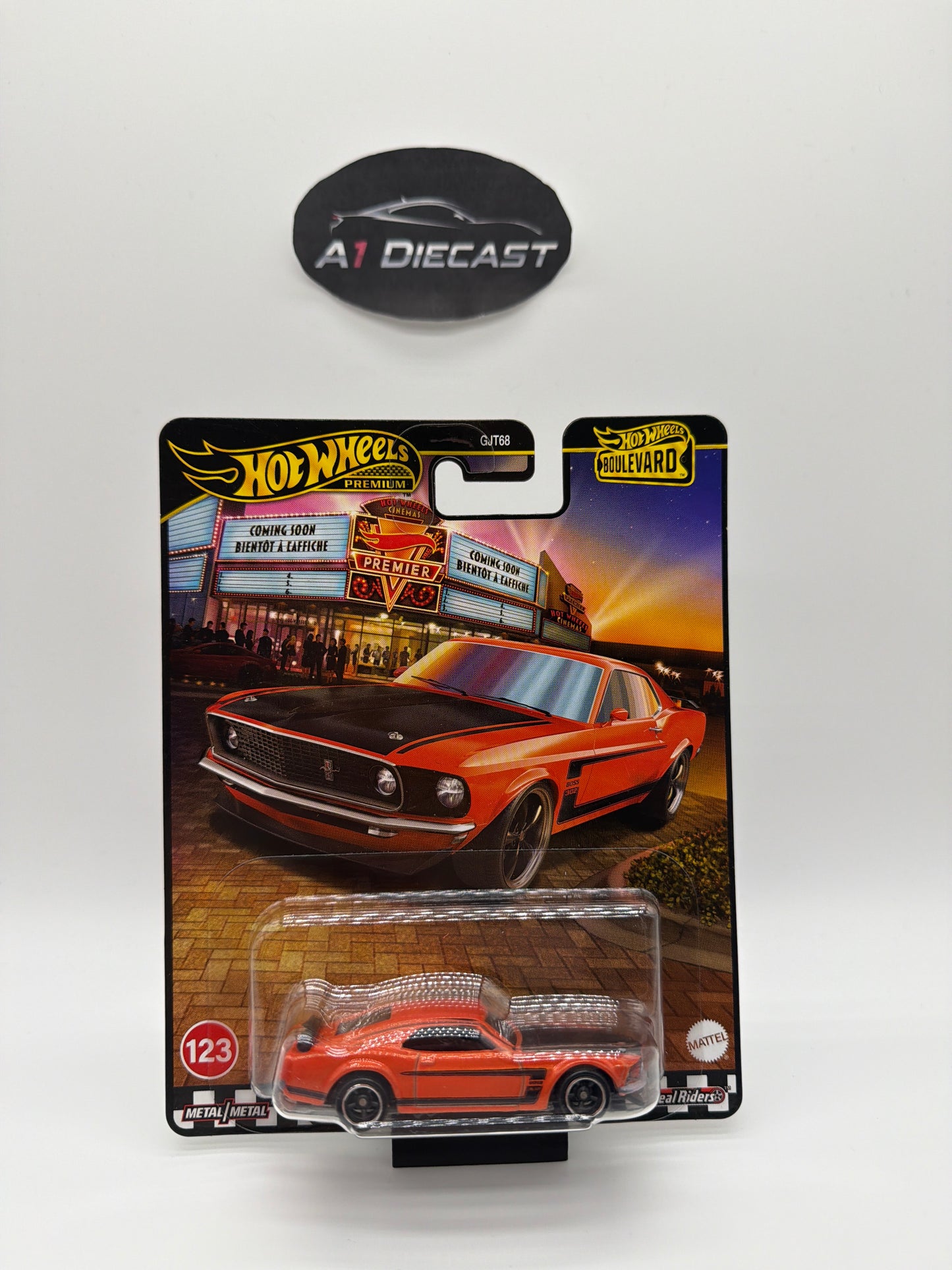 Hot Wheels Premium Boulevard ‘69 Ford Mustang Boss 302