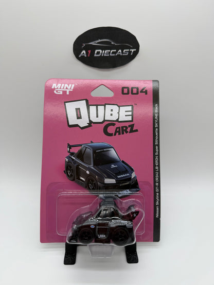 Mini GT Qube Carz Nissan Skyline GT-R (R34) LB-ER34 Super Silhouette Skyline