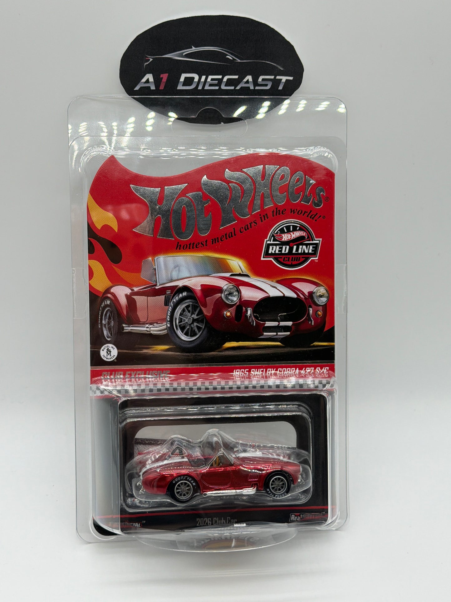 Hot Wheels Red Line Club 2026 Club Car with Token