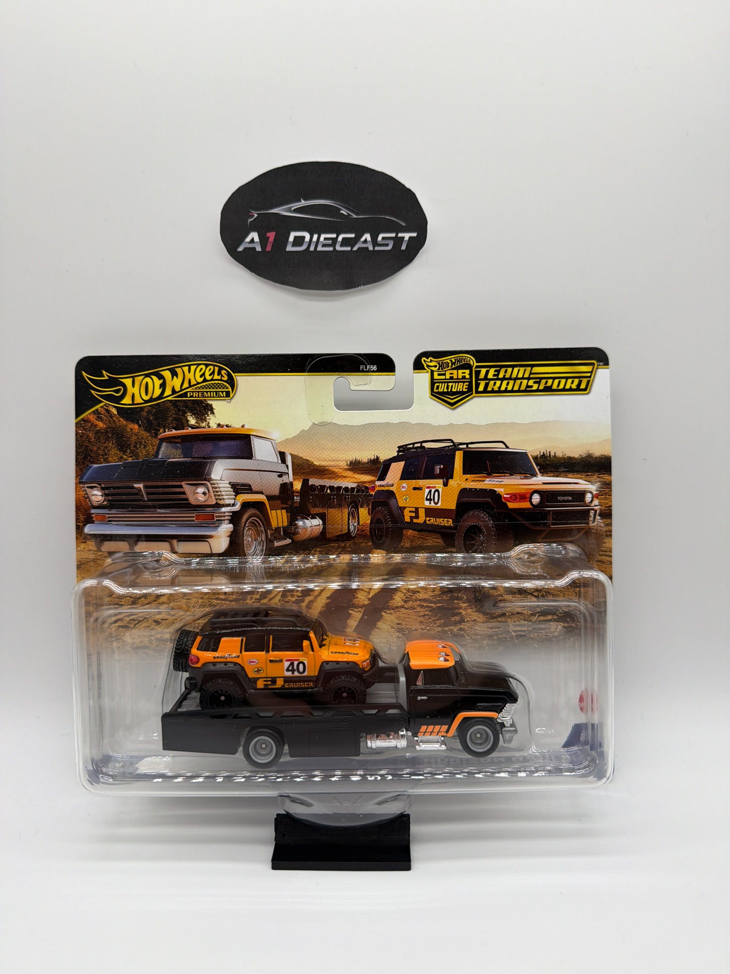 Hot Wheels Premium Car Culture Team Transport Toyota FJ Cruiser & Horizon Hauler