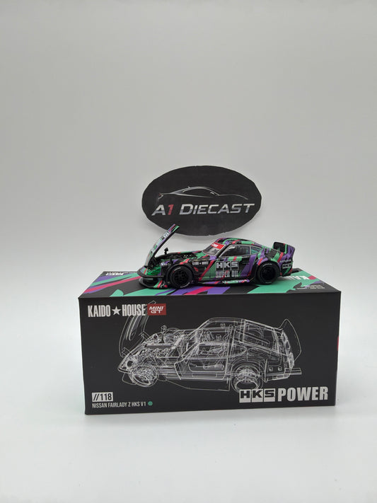 Kaido House Mini GT OPEN BOX Nissan Fairlady Z HKS V1 //118