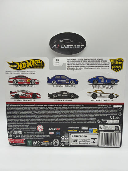 Hot Wheels Premium Car Culture Custom Corvette Stingray Coupe & ‘69 Copo Corvette