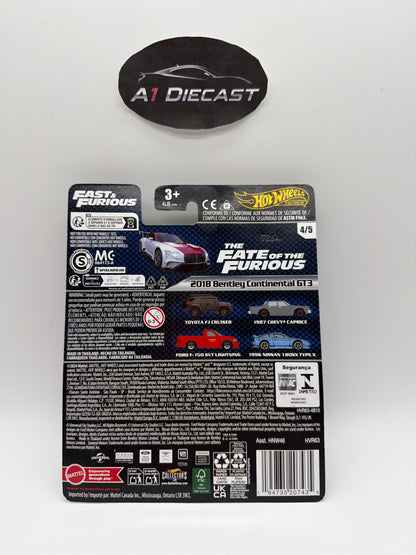 Hot Wheels Premium Fast & Furious 2018 Bentley Continental GT3