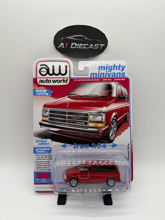 Auto World Premium 1989 Dodge Caravan Turbo
