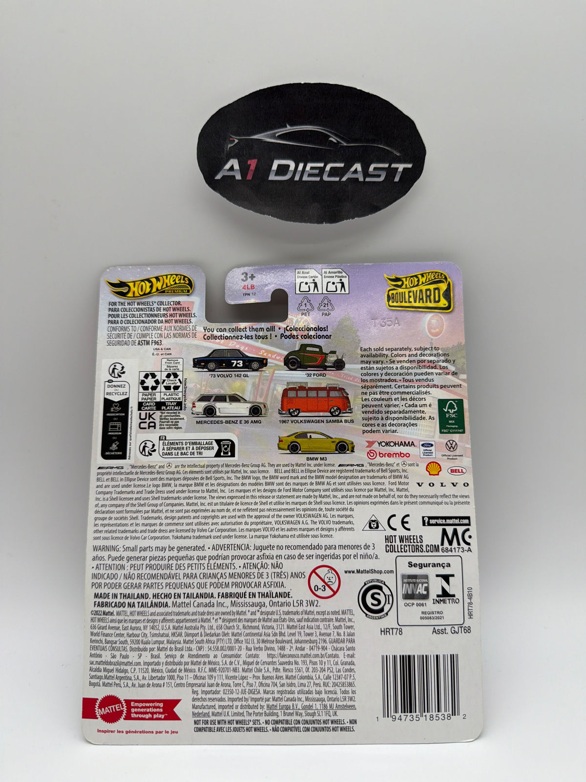 Hot Wheels Premium Boulevard Mercedes-Benz E 36 AMG