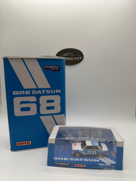 Tarmac Works Hobby 64 BRE Datsun 510 With Oil Can