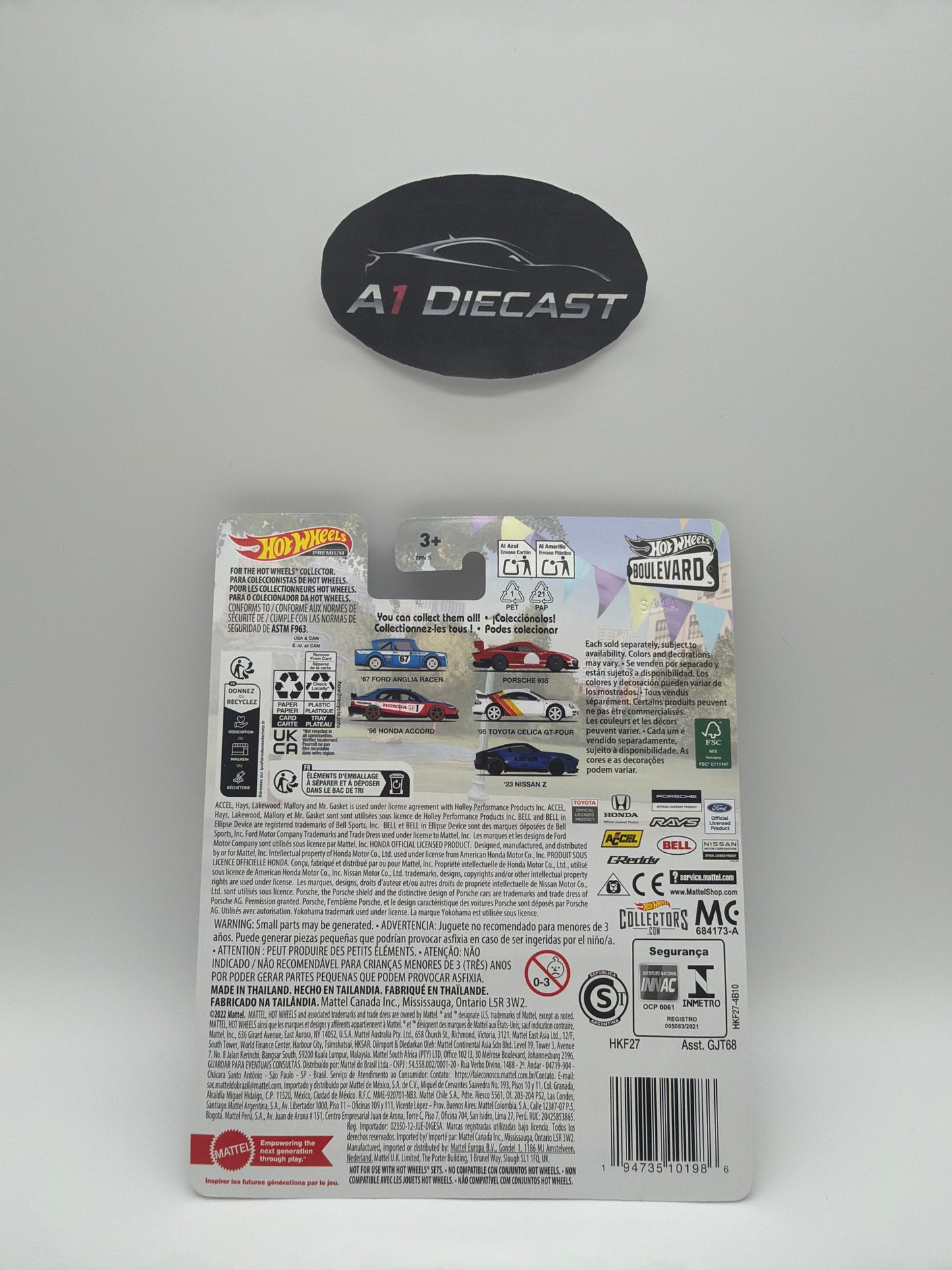 Hot Wheels Premium Boulevard ‘94 Honda Accord