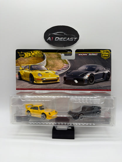 Hot Wheels Premium Car Culture Porsche 993 GT2 & Porsche 718 Cayman GT4