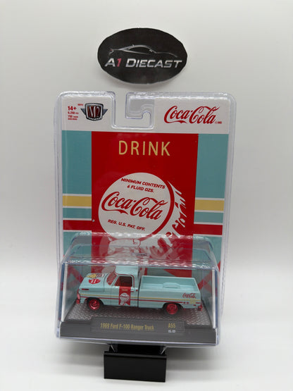 M2 Machines Coca-Cola 1969 Ford F-100 Ranger Truck Chase