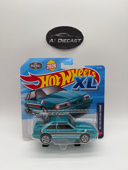 Hot Wheels XL 1992 Ford Mustang Foxbody