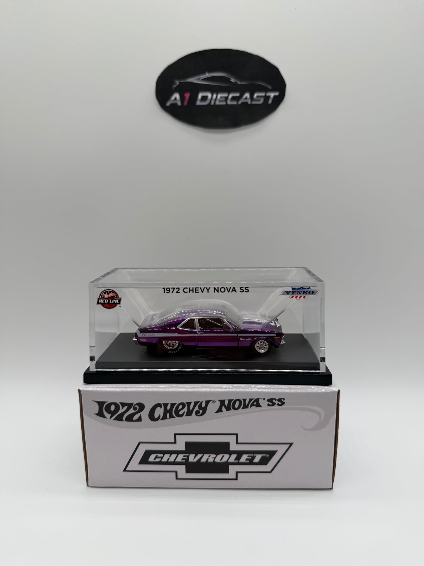 Hot Wheels Red Line Club Real Riders 1972 Chevy Nova SS
