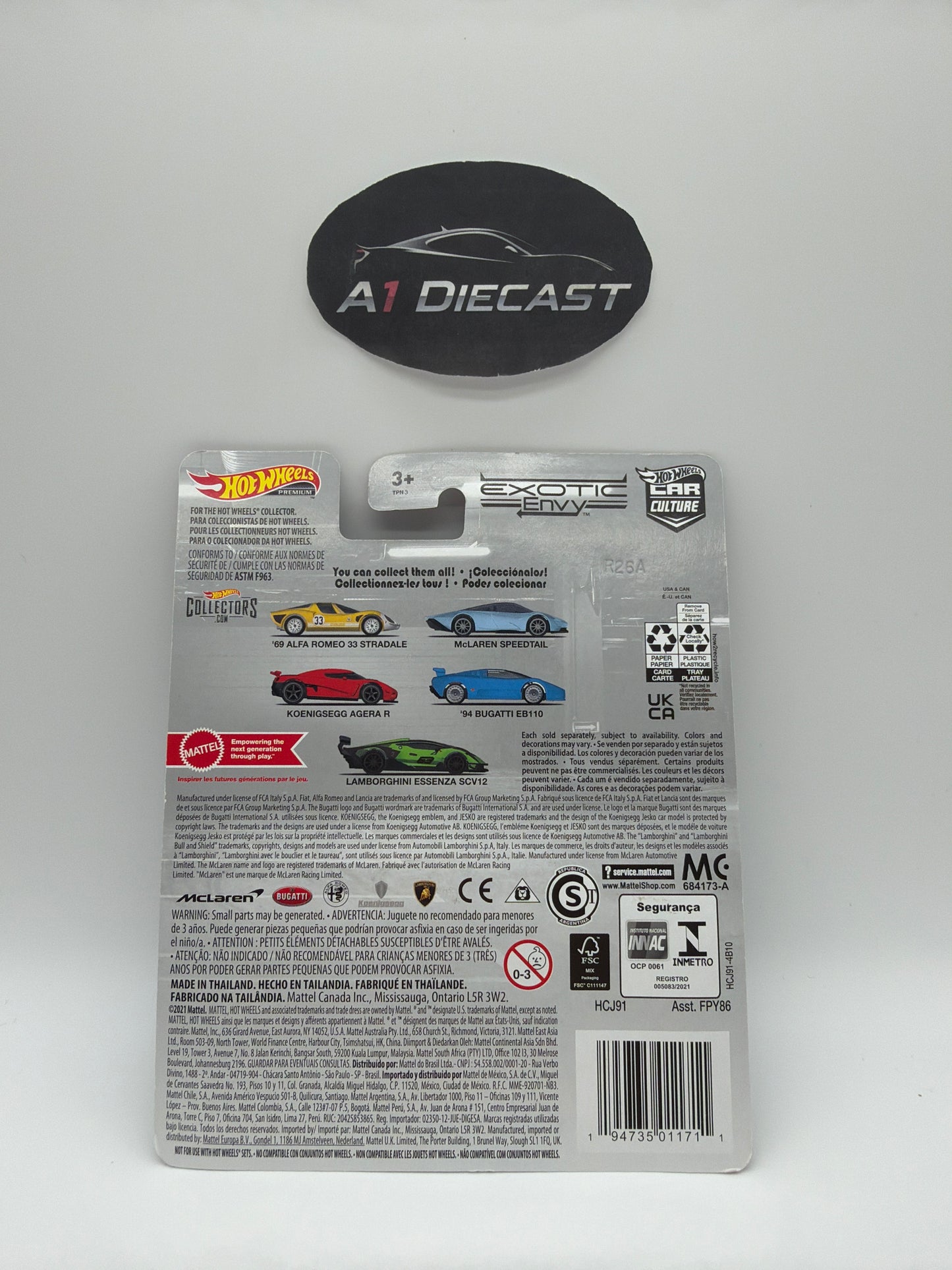 Hot Wheels Premium Car Culture ‘69 Alfa Romeo 33 Stradale