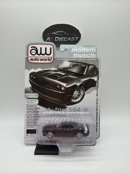 Auto World Premium 2023 Dodge Challenger Hellcat Redey • Black Ghost Edition