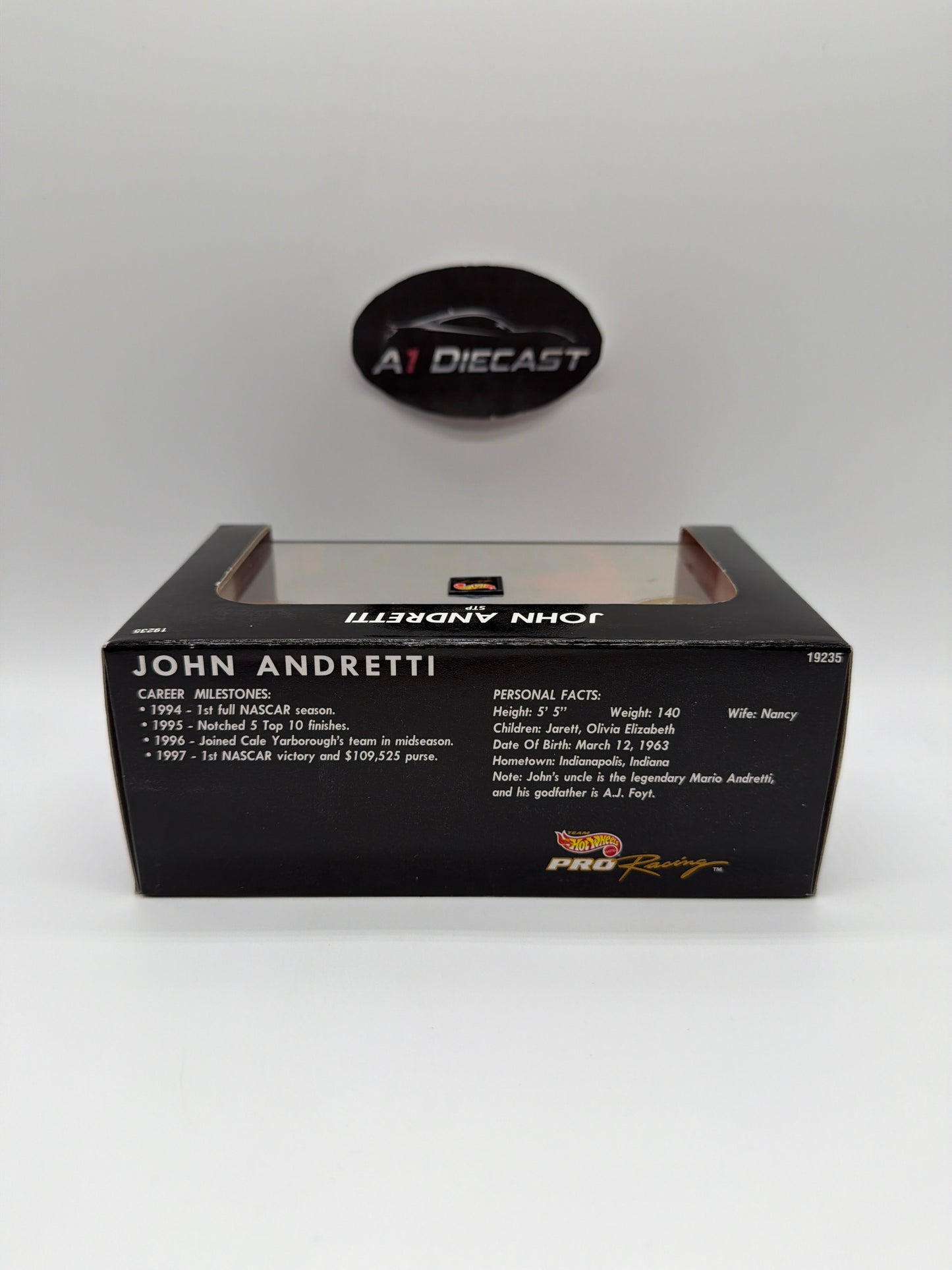 Team Hot Wheels Pro Racing John Andretti • STP