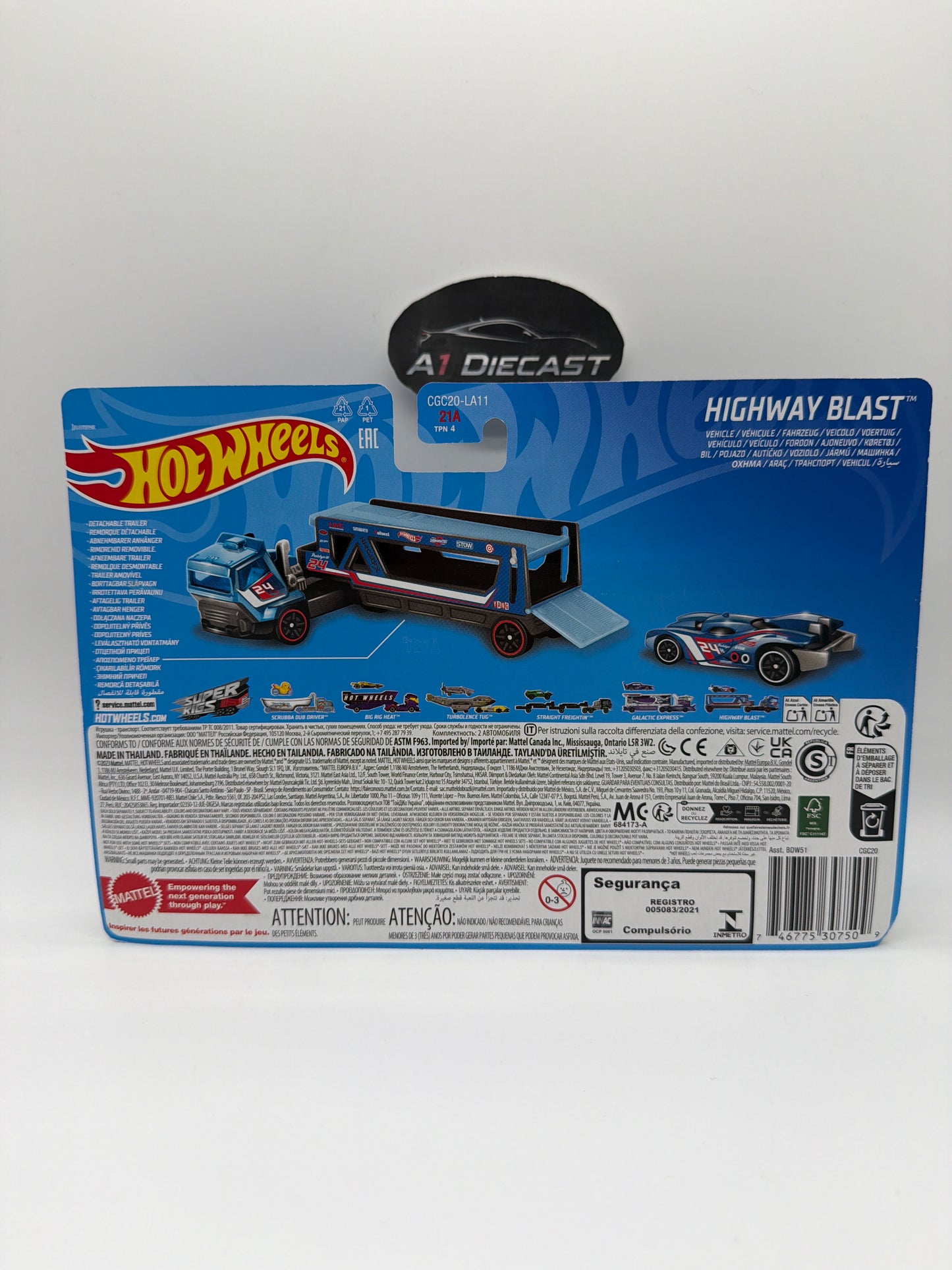 Hot Wheels Super Rigs Highway Blast