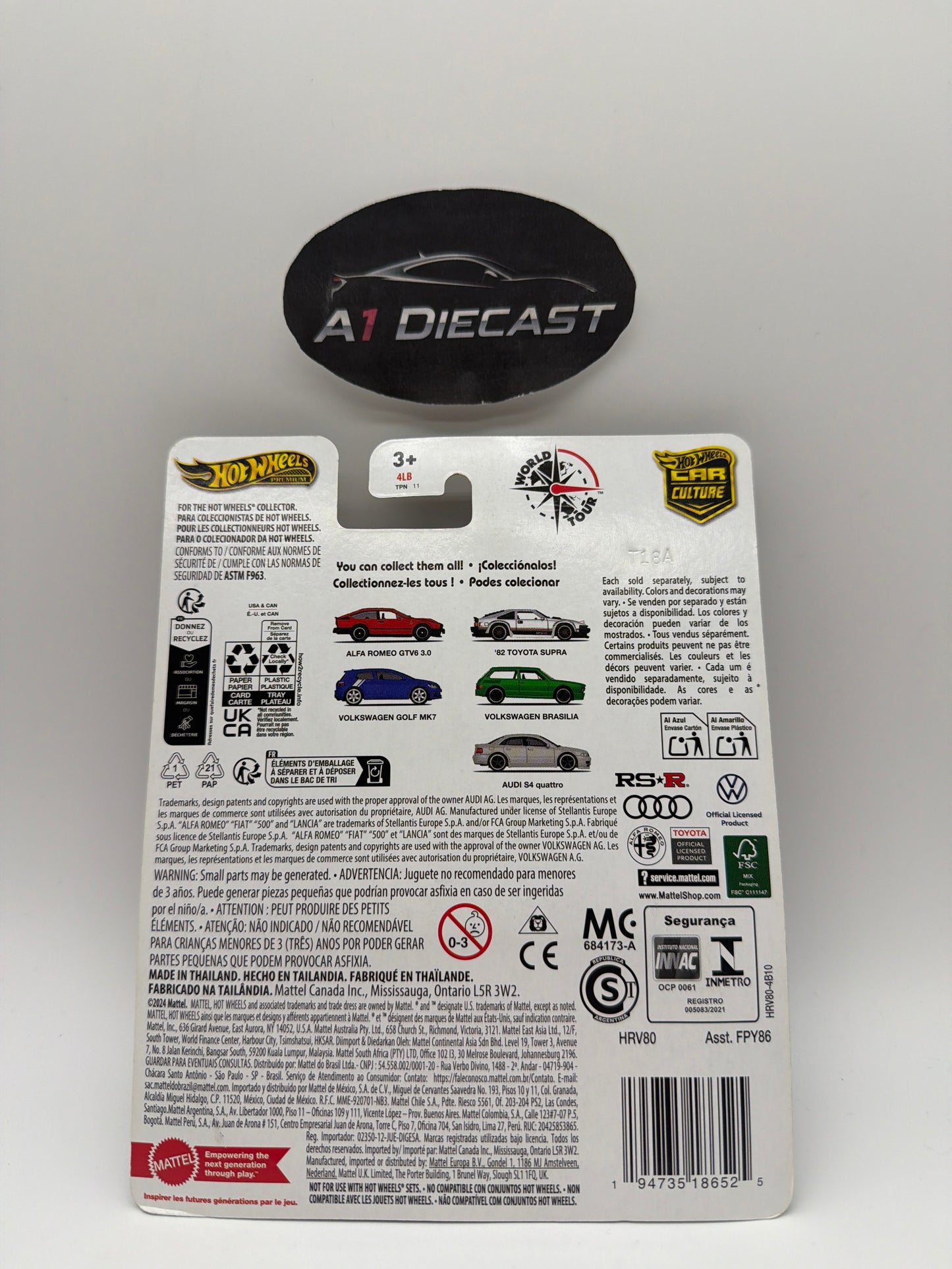 Hot Wheels Premium Car Culture Alfa Romeo GR 6 3.0