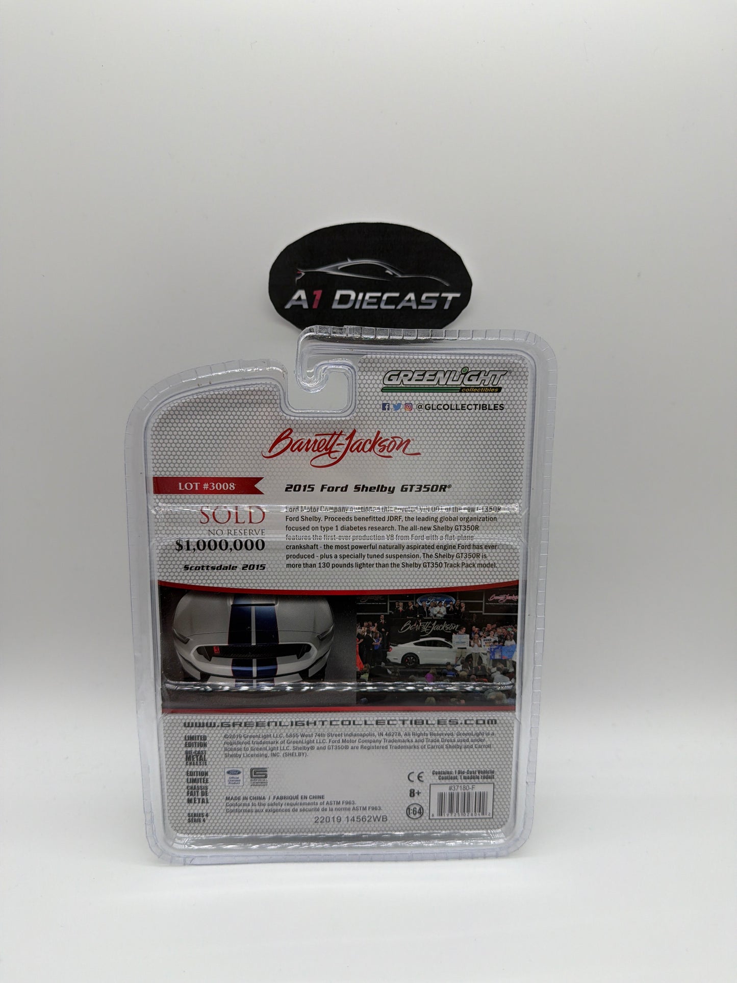 Greenlight Barret-Jackson 2015 Ford Shelby GT350R