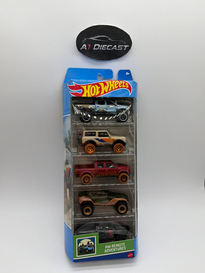 Hot Wheels 5 Pack HW Remote Adventures