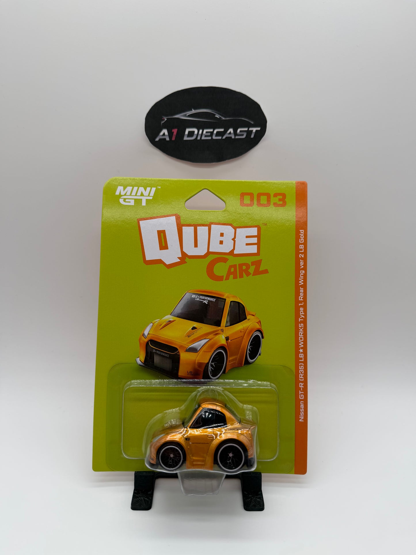 Mini GT Qube Carz Nissan GT-R (R35) LB Works Type 1