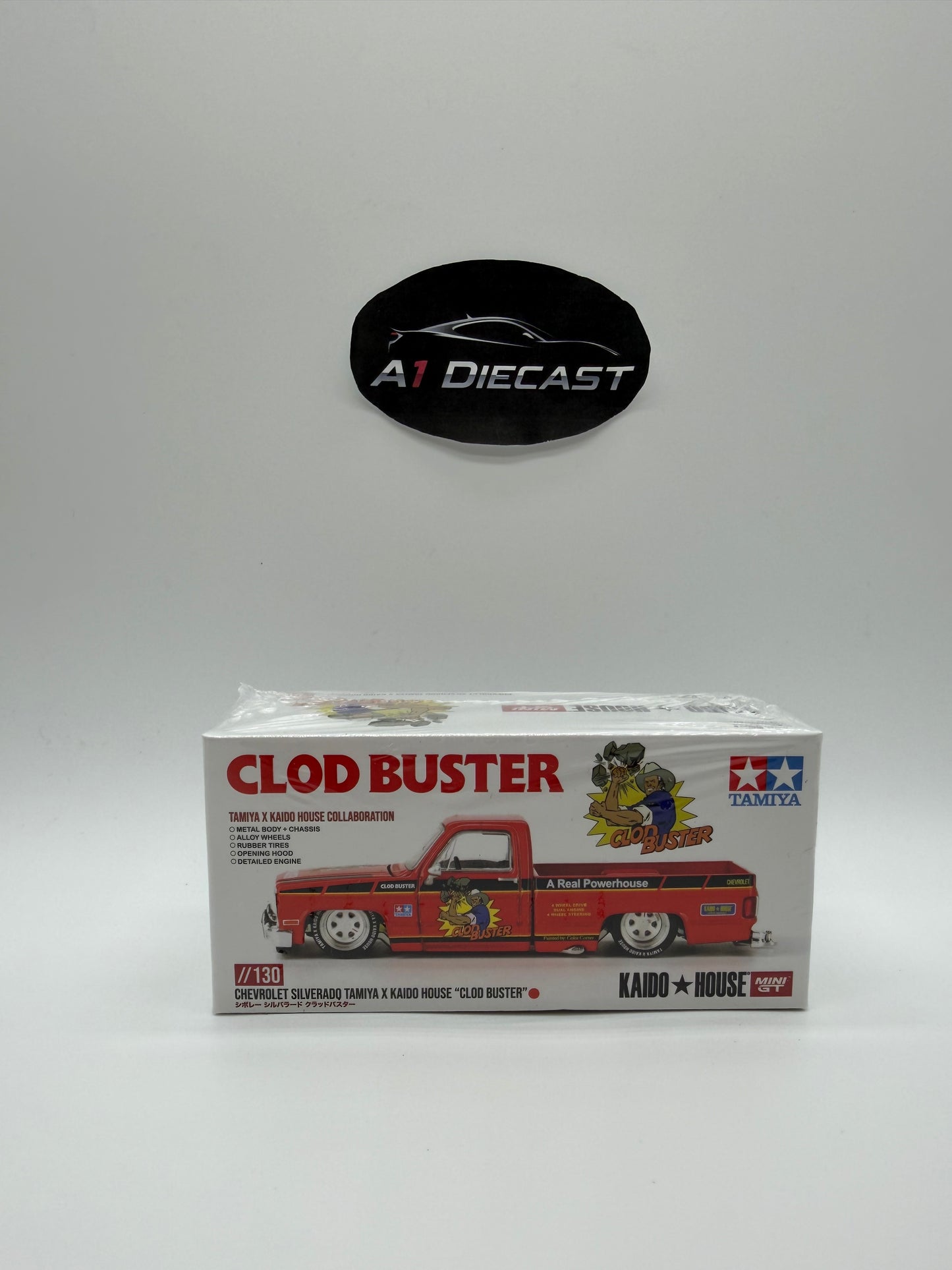 Kaido House Mini GT Tamiya Chevrolet Silverado x Kaido House “Clod Buster”