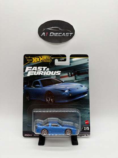 Hot Wheels Premium Fast & Furious 1996 Nissan 180SX Type X