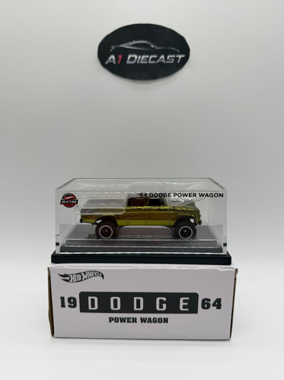 Hot Wheel Red Line Club Real Riders 1964 Dodge Power Wagon