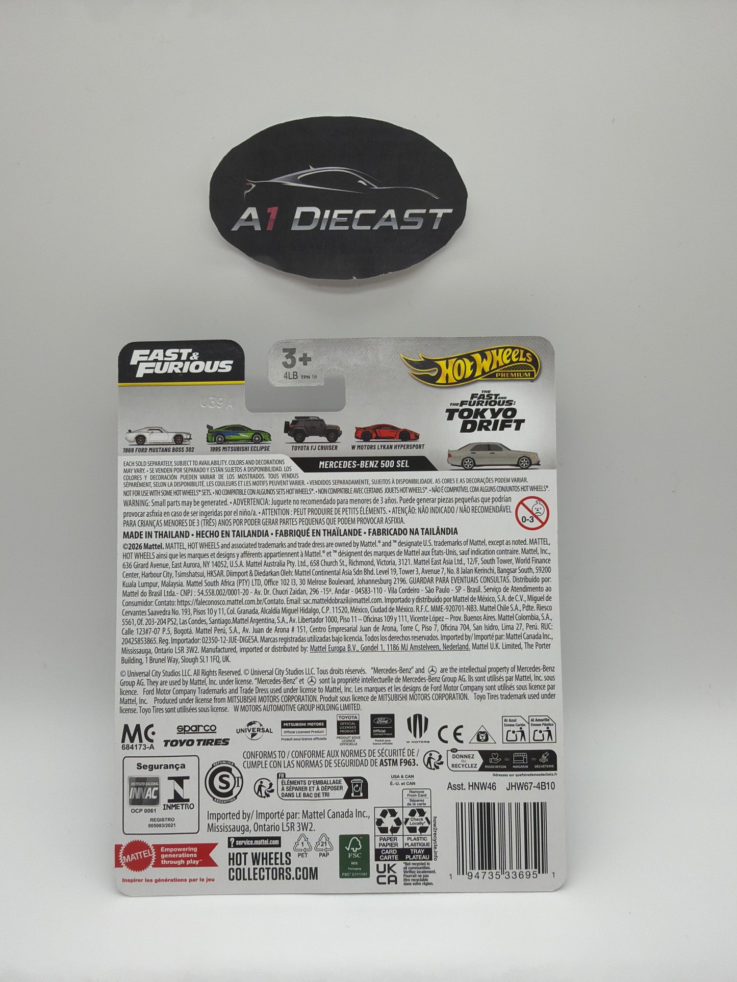 Hot Wheels Premium Fast & Furious Mercedes-Benz 500 SEL