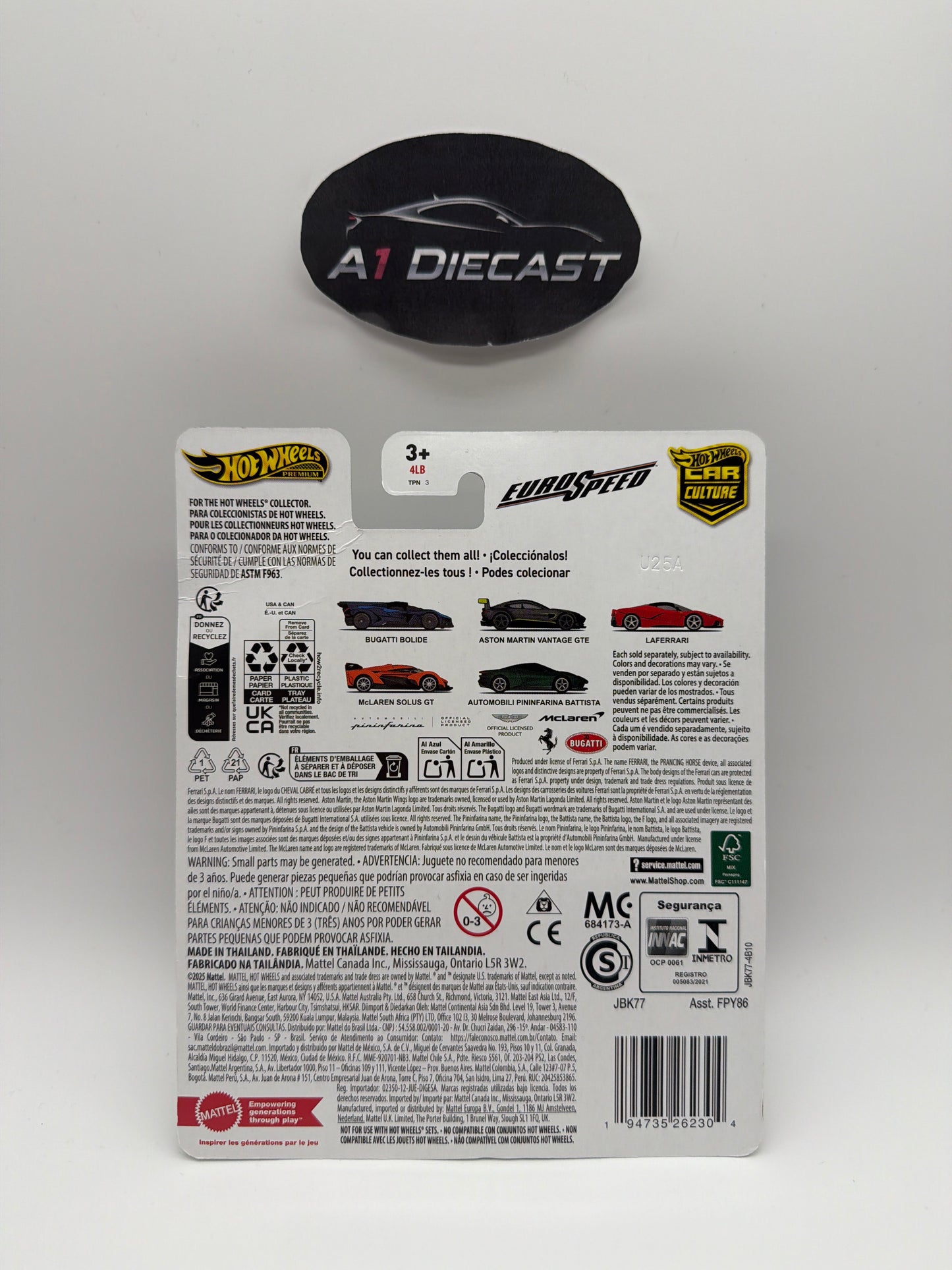 Hot Wheels Premium Car Culture Automobili Piningarina Battista