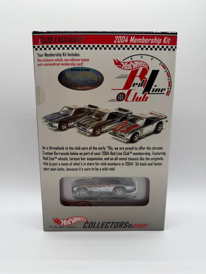 Hot Wheels Red Line Club 2004 Membership Kit Plymouth Barracuda