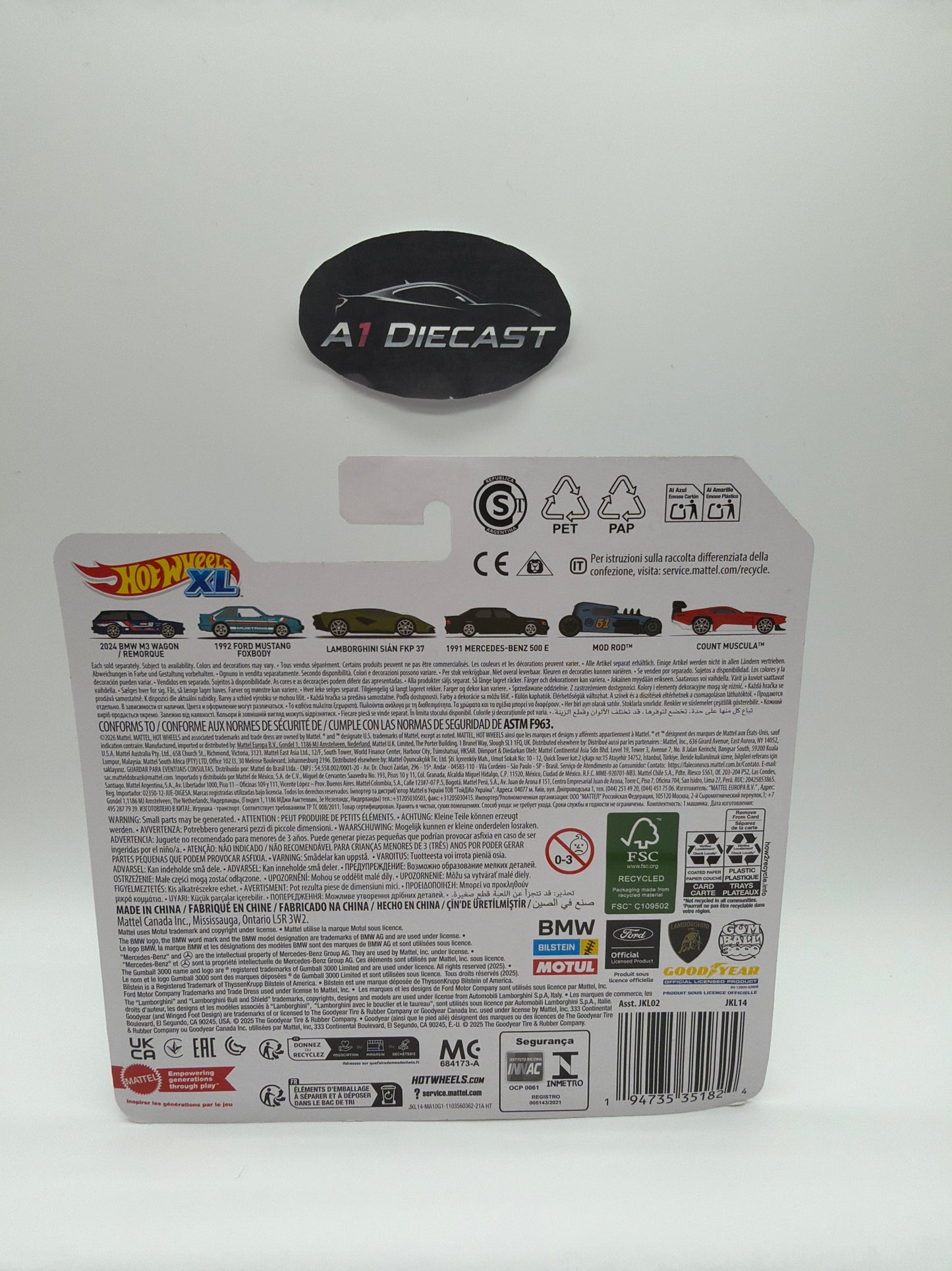 Hot Wheels XL Mount Muscula