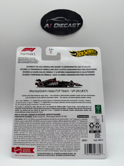 Hot Wheels Premium MoneyGram Haas F1 Team - VF-24 (#27)