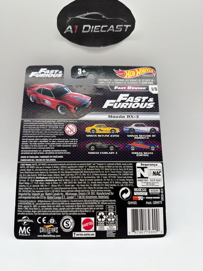 Hot Wheels Premium Fast & Furious Mazda RX-3