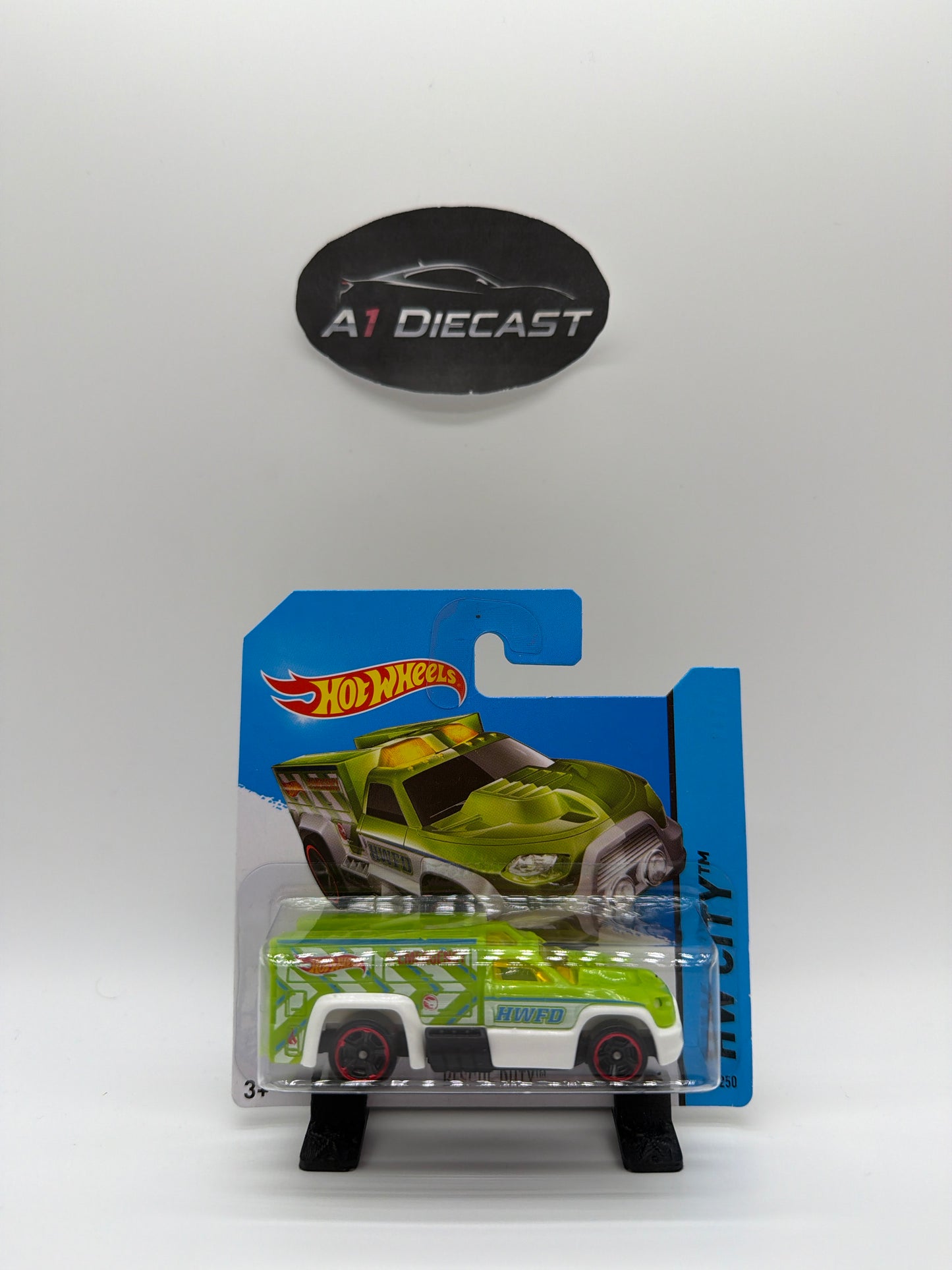 Hot Wheels Rescue Duty Treasure Hunt Short Card