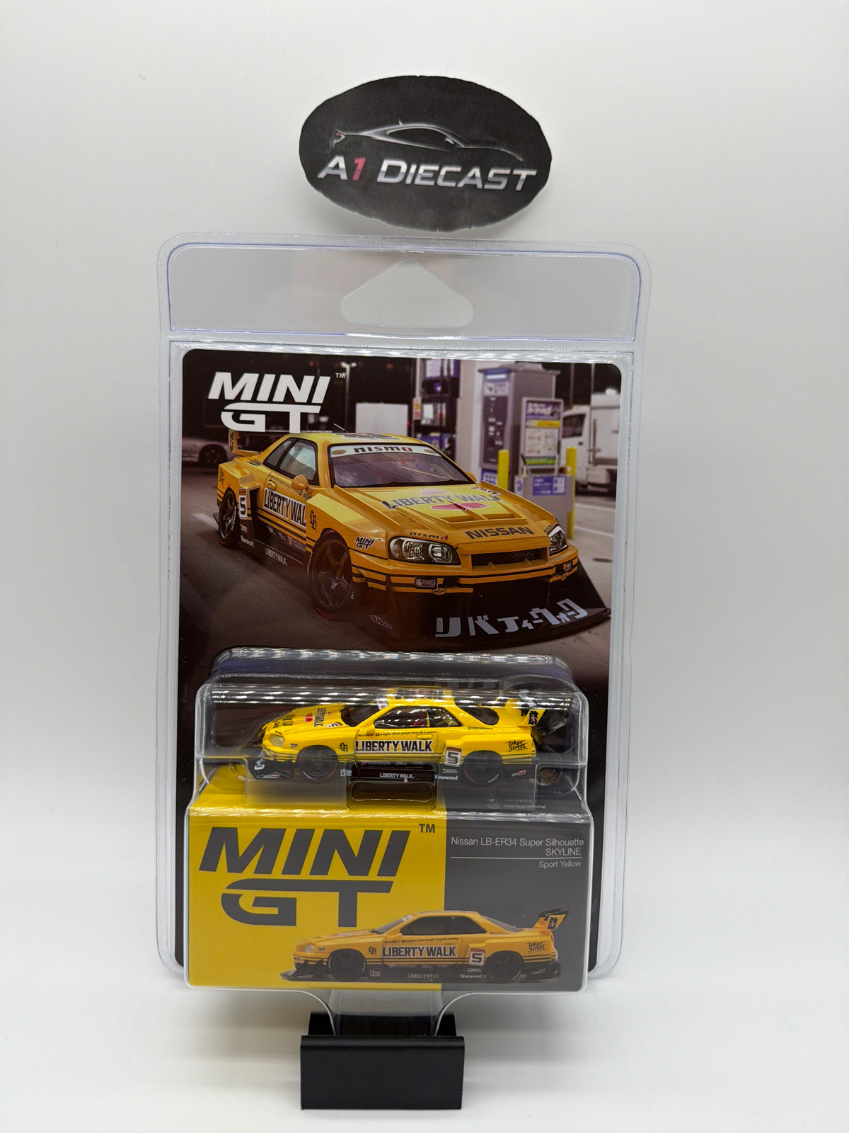 Mini GT Nissan LB-ER34 Super Silhouette Skyline // 1182