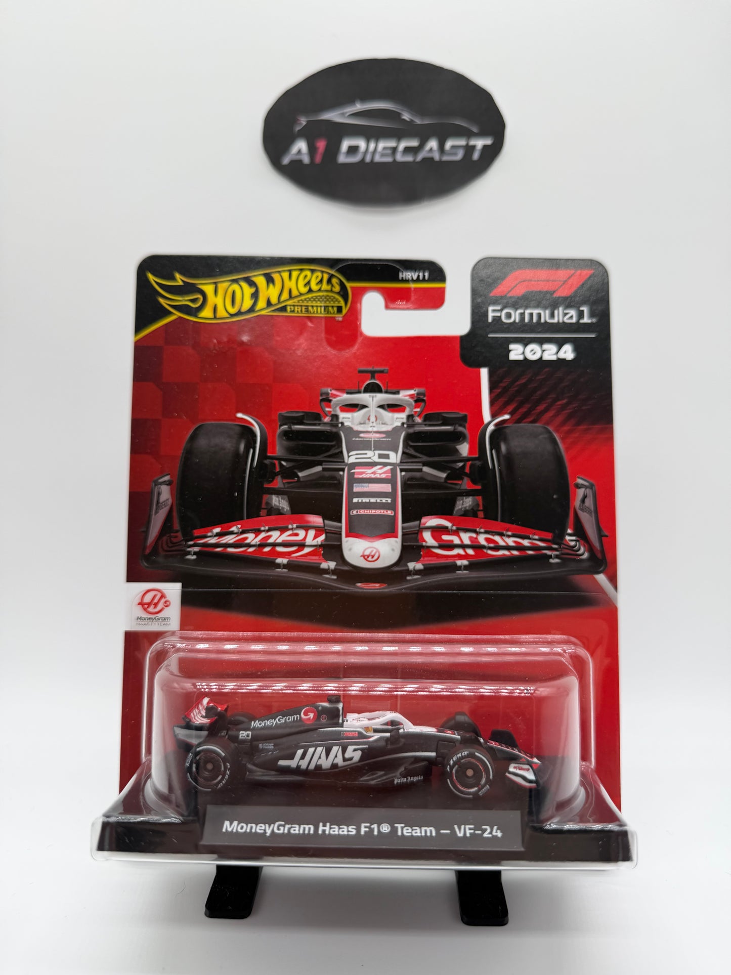 Hot Wheels Premium MoneyGram Haas F1 Team - VF-24 (#20)