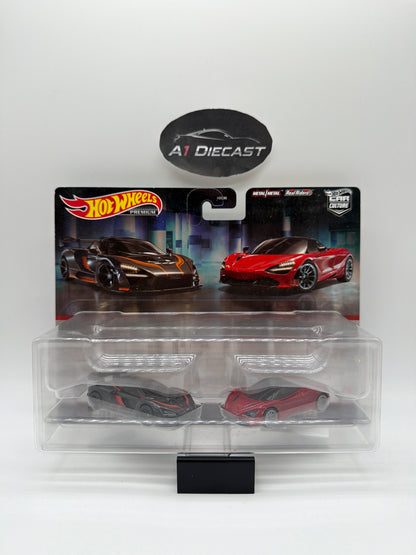 Hot Wheels Premium Car Culture McLaren Senna & McLaren 720s